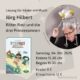 Plakat für die Kinderlesung mit Jörg Hilbert zum Buch Ritter Rost und die drei Prinzessinnen, live im Kloster Saarn in Mülheim