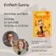 Plakat für einen Kinderworkshop zum Buch "Einfach Sunny" in den Bücherträumen in Mülheim an der Ruhr