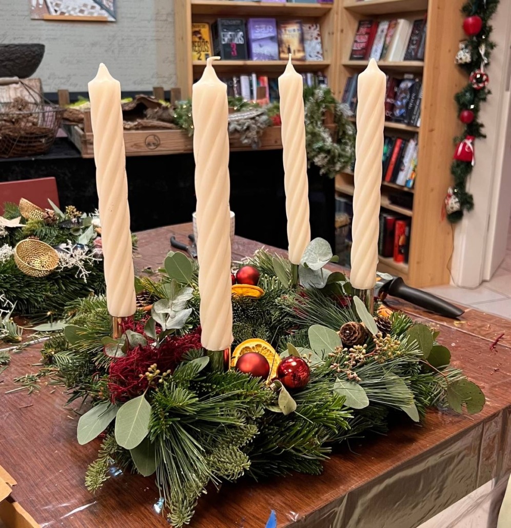 Adventskranzworkshop Buechertraeume Muelheim - 5