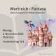 Plakat für einen Buchempfehlungsabend speziell für Fantasybücher in den Bücherträumen in Mülheim an der Ruhr