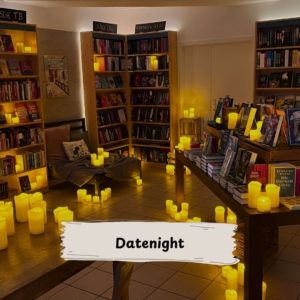 Beispielbild für das Erlebnis "Datenight", die in den Bücherträumen in Mülheim an der Ruhr gebucht werden kann