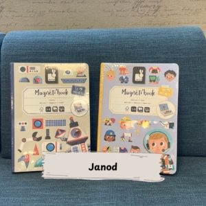 Janod Magnet Bücher Beispielbild für die Marke Janod, deren Produkte in den Bücherträumen in Mülheim an der Ruhr gekauft werden können