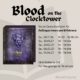 Plakat für eine Spielrunde Blood on the Clocktower für Anfänger in Mülheim an der Ruhr im Ruhrgebiet